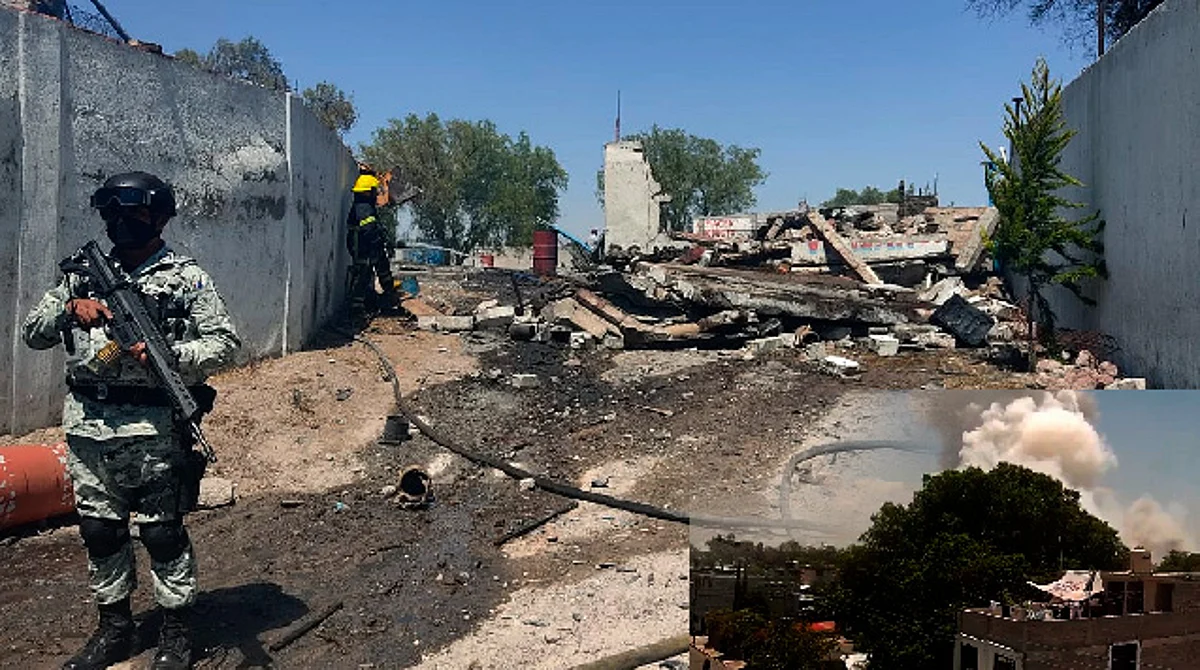 Reportan explosión de dos talleres de pirotecnia en EdoMex; hay al menos 6 heridos