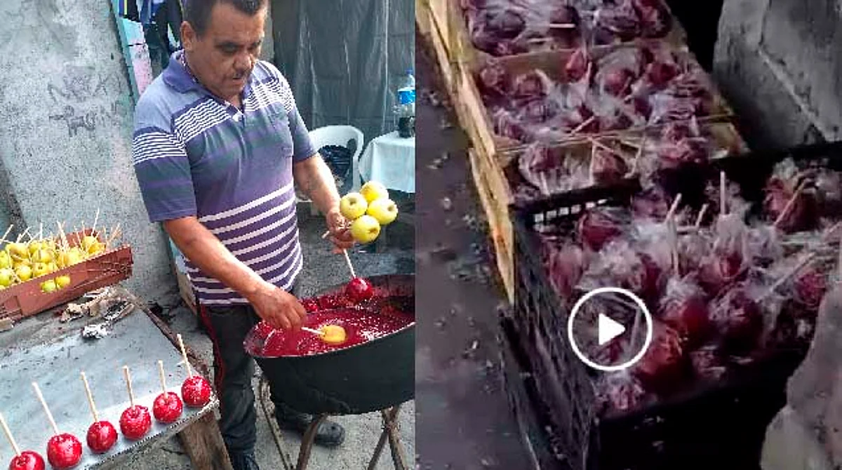 Le cancelan pedido de 1,500 manzanas antes de la entrega; en redes lo ayudan