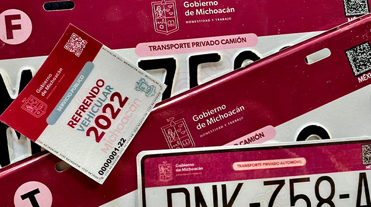 Junio, último mes para cambiar placas sin multas ni recargos en Michoacán