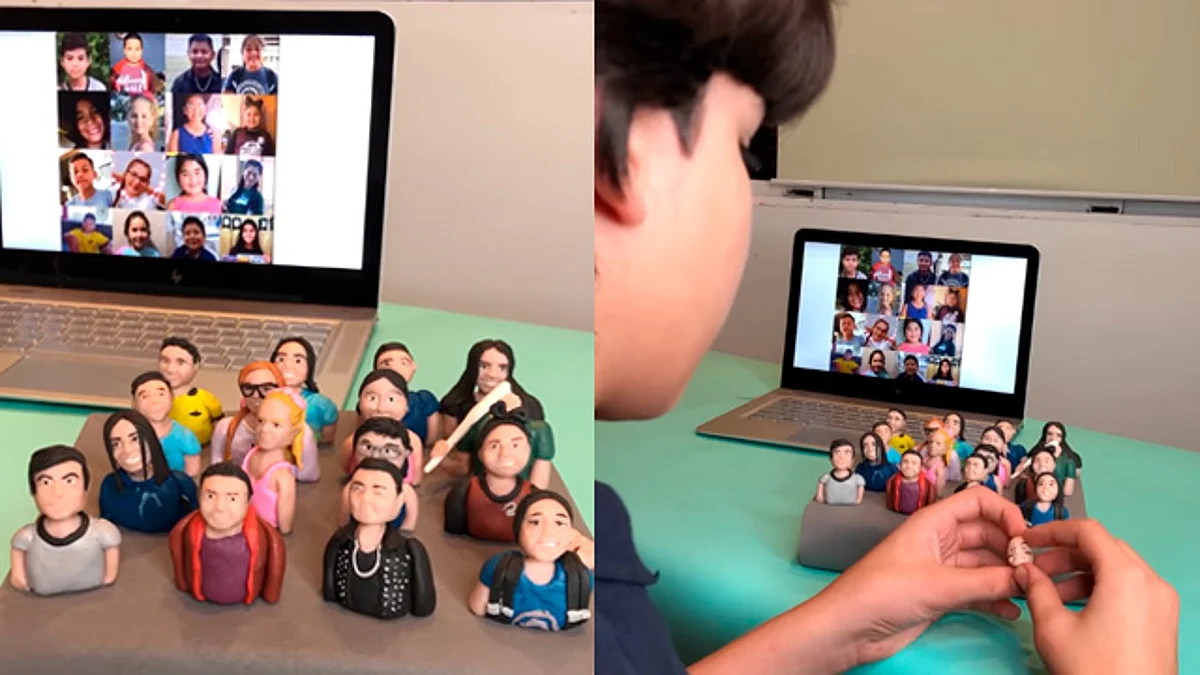 Niño crea figuras de plastilina en honor a estudiantes fallecidos en tiroteo de EU