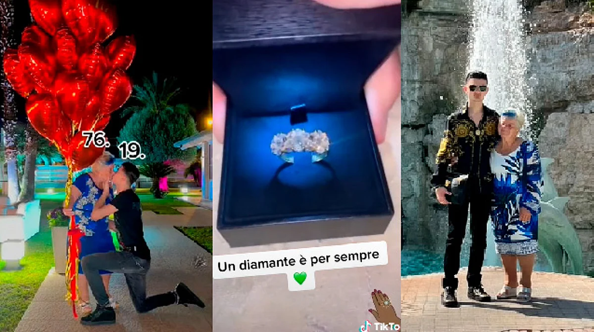 Joven de 19 años propone matrimonio a su "alma gemela" de 76 años