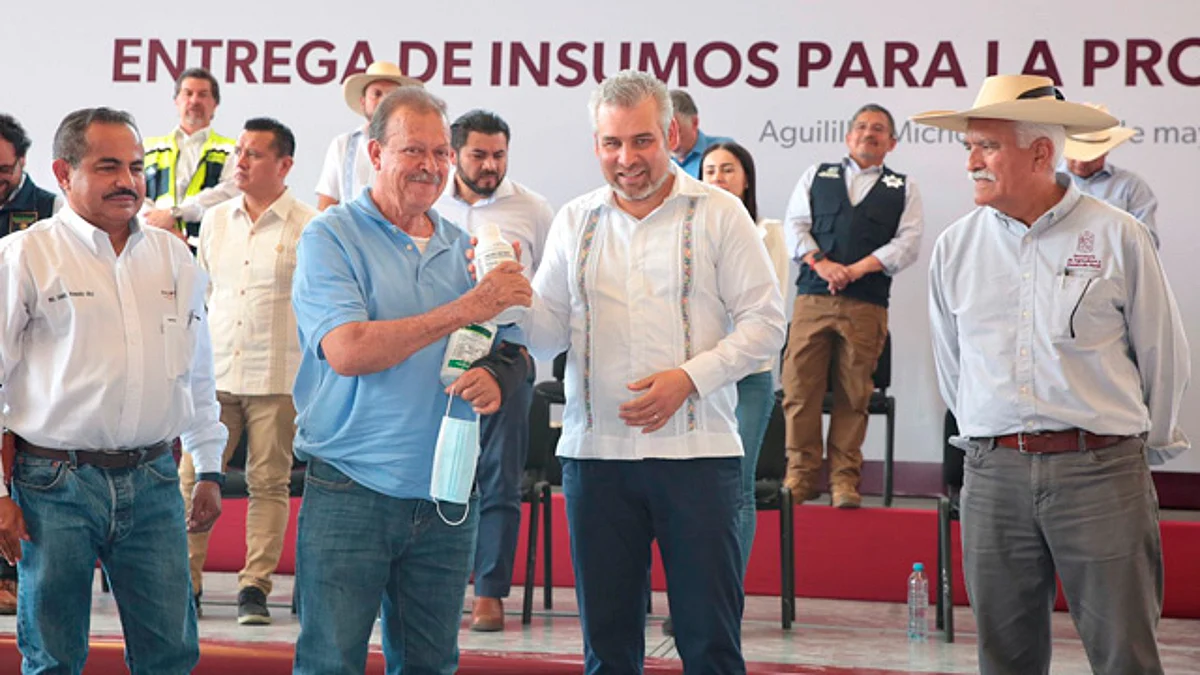 En Aguililla trabajamos por la recuperación productiva agrícola y ganadera: Bedolla