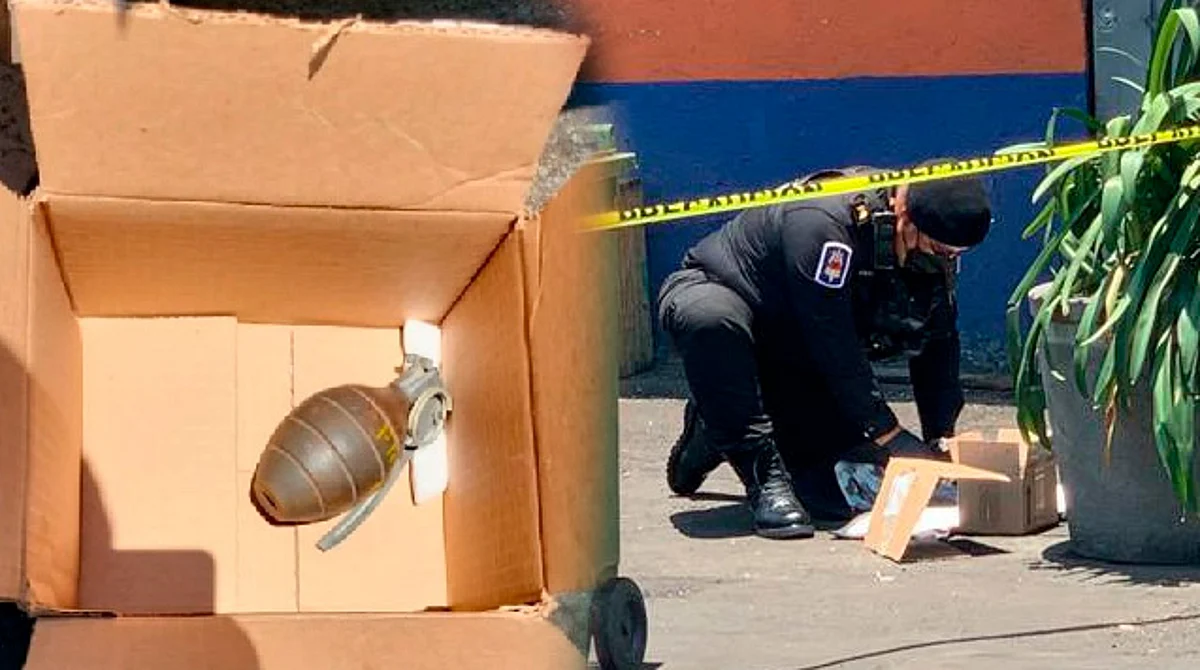 Granada encontrada en camión recolector de basura da buen susto a vecinos del lugar