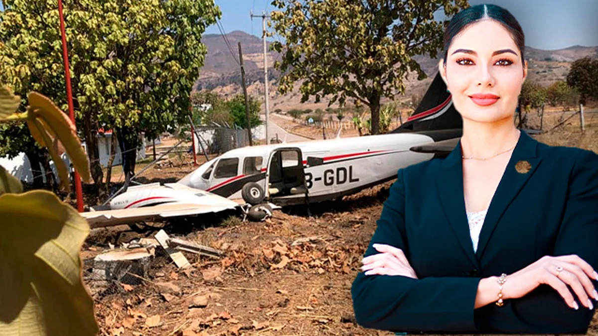 Sufre aparatoso accidente la avioneta donde viajaba la alcaldesa de Tepic