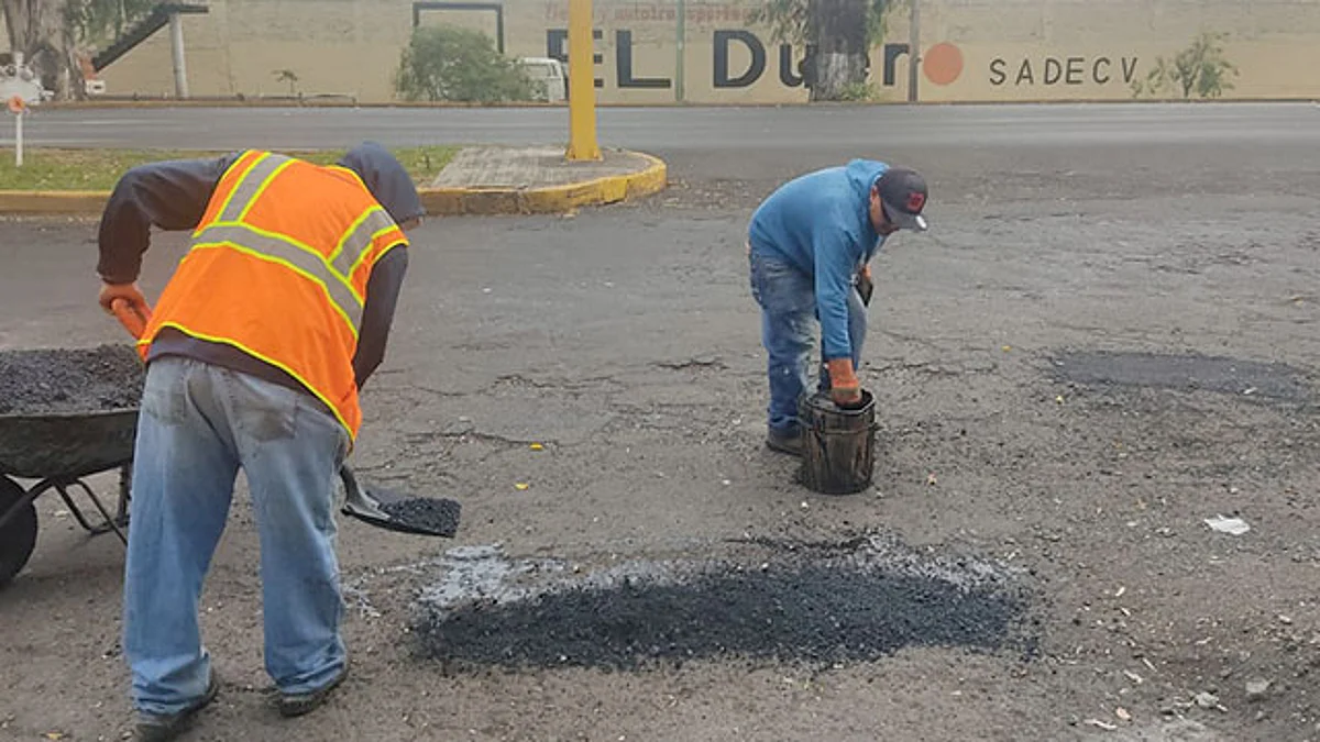 Continuarán tareas de bacheo en diferentes puntos de Zamora