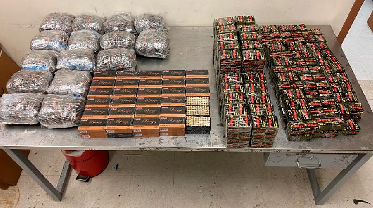 Decomisan en Texas 16 mil balas que iban rumbo a México