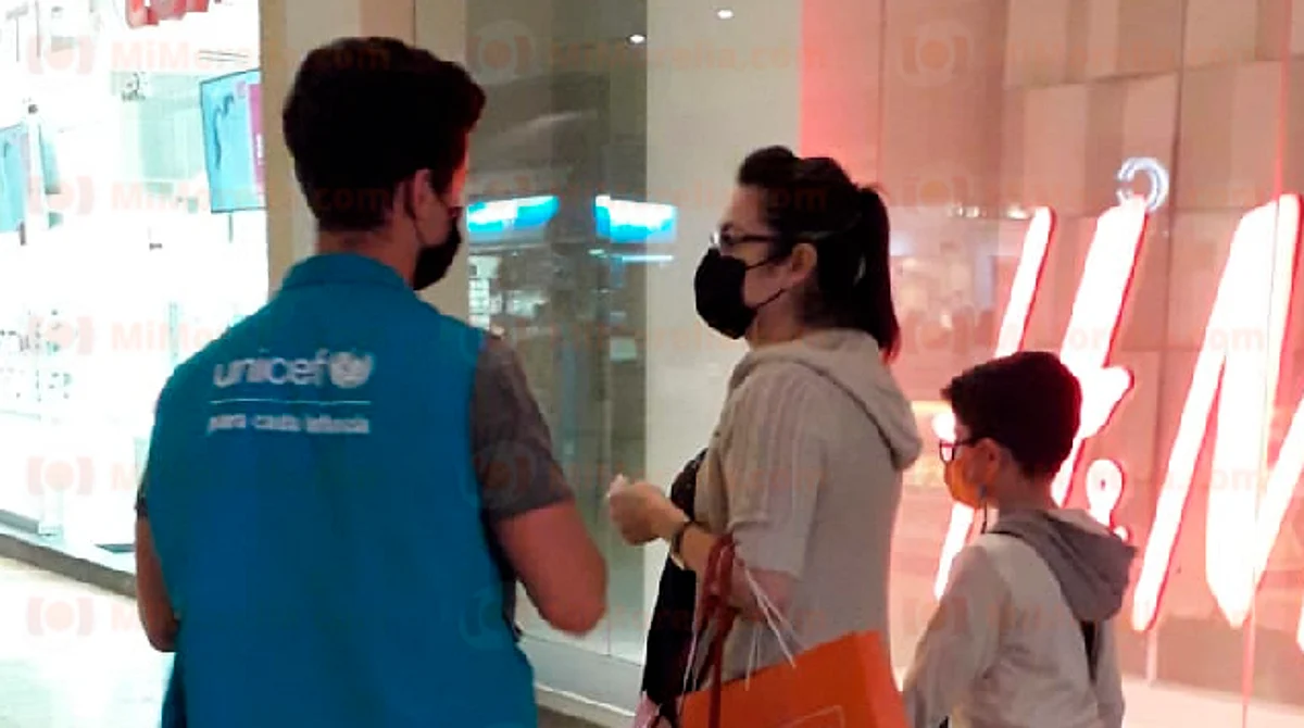 Voluntarios de UNICEF en busca de padrinos de estudiantes indígenas