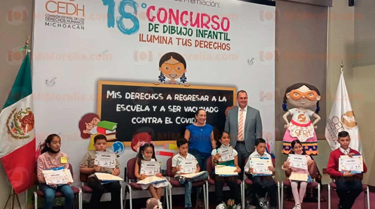 Premian a ganadores del concurso de la CEDH “Ilumina tus Derechos”