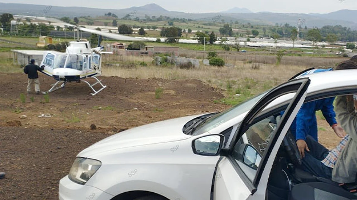 Por problemas cardíacos, trasladan a hombre por helicóptero a Morelia