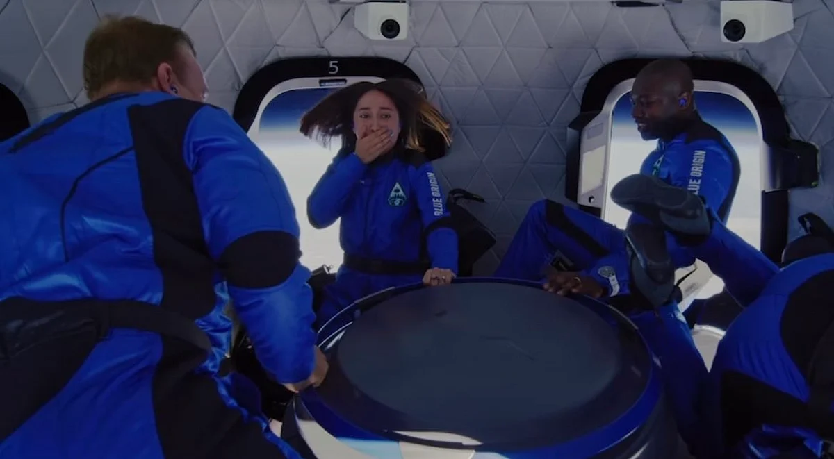 "El espacio es hermoso", dijo la mexicana Katya Echazarreta