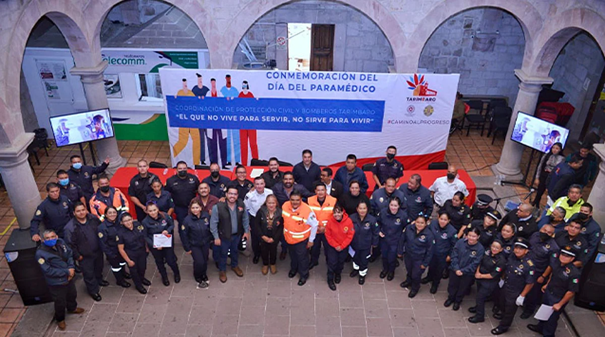 Reconoce Gobierno de Tarímbaro labor de paramédicos en su día