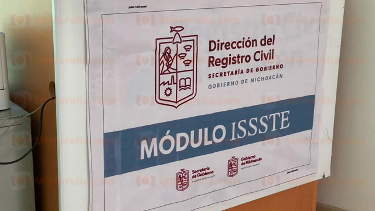 En ISSSTE regional reactivan servicios del Registro Civil para derechohabientes y población en general