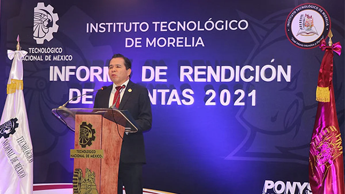 Con logros, director del Tec de Morelia presenta Informe de Rendición de Cuentas 2021
