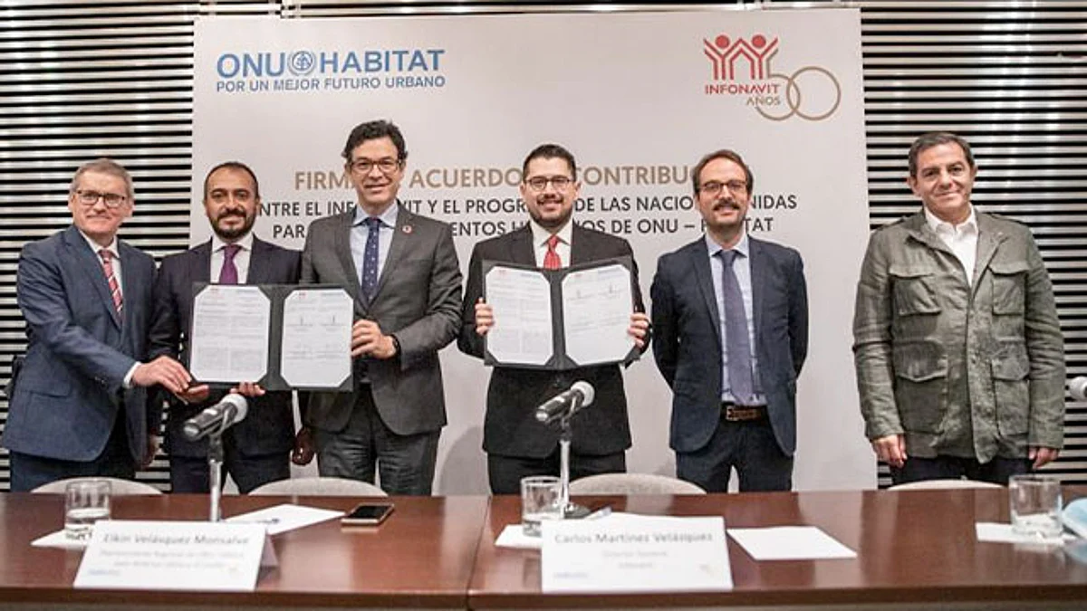 Infonavit y ONU-Habitat trabajan para dotar de vivienda a la población mexicana
