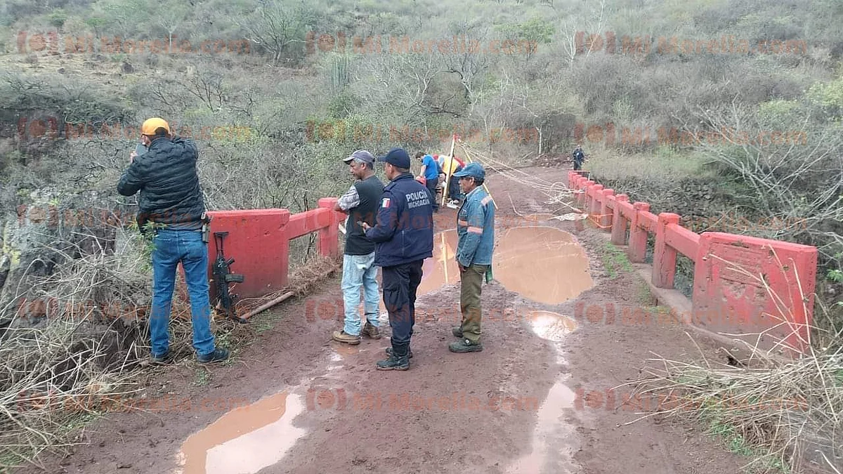 Localizan sin vida a joven dentro del Puente de Iturria en Los Reyes Michoacán