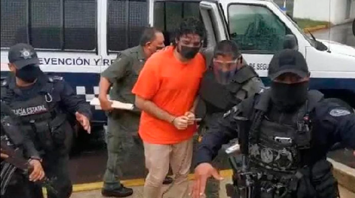 Así llegó Marlon a su audiencia; fue vinculado a proceso por presunto feminicidio de Monserrat