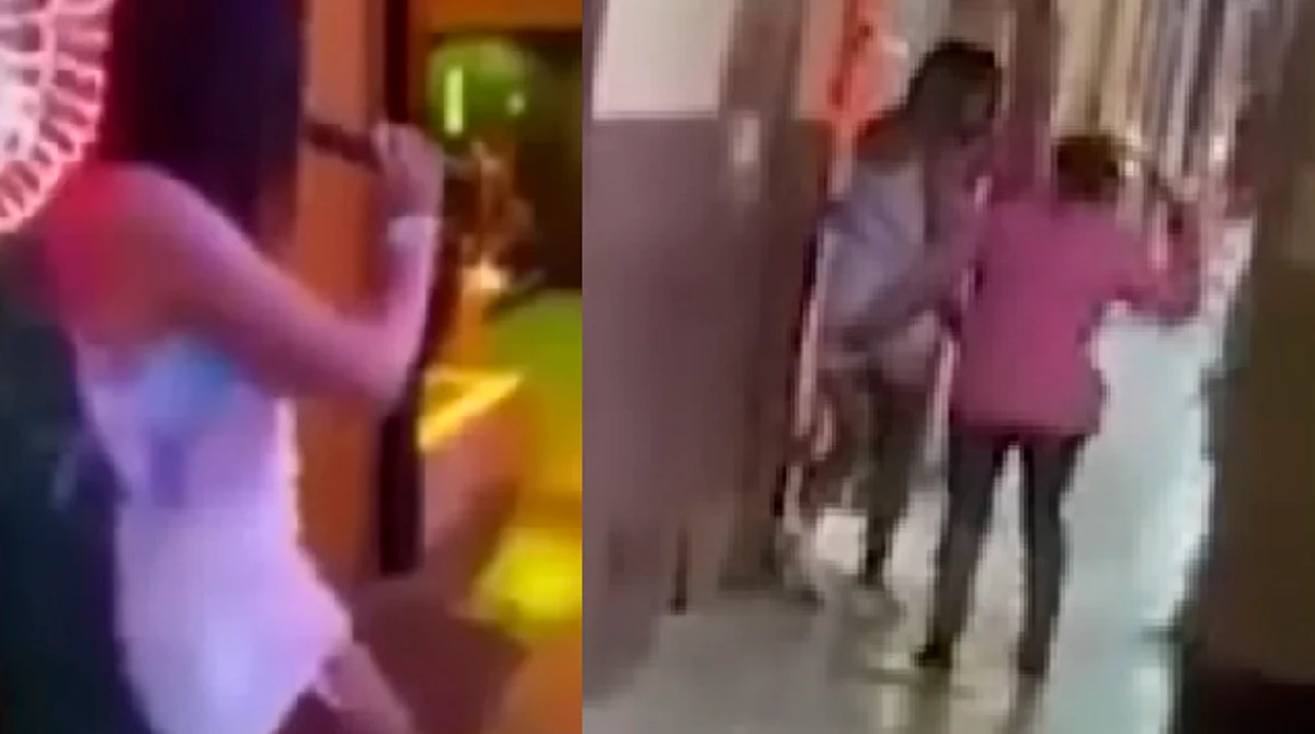 "No pidió permiso": madre saca a su hija a cinturonazos de un antro