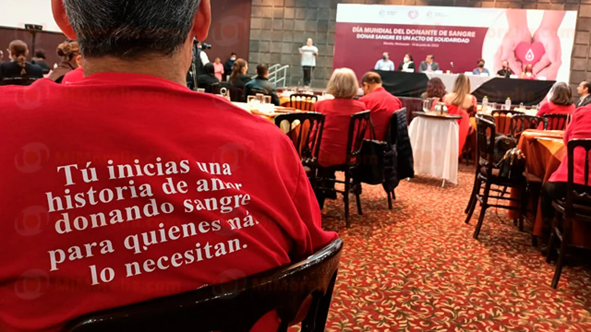 Reconocen a donadores de sangre en Michoacán