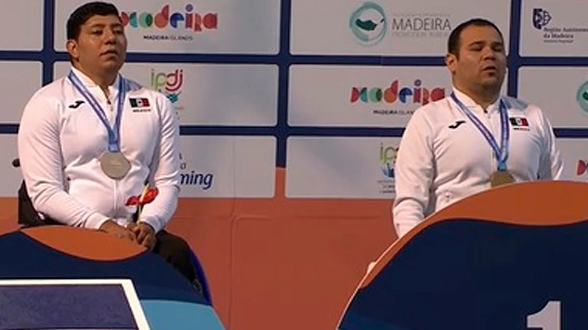 Diego López y Jesús Hernández ganan medallas para México en Mundial de Para Natación