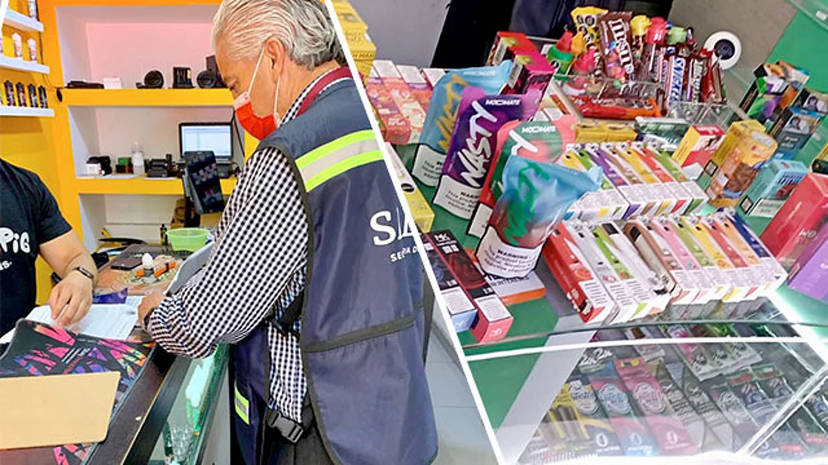 Coepris asegura más de 900 unidades de vapeadores y aditivos en Michoacán