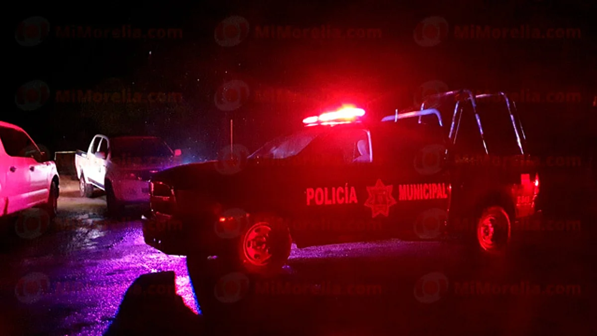El hecho tuvo lugar aproximadamente a 100 metros de la carretera a Morelia
