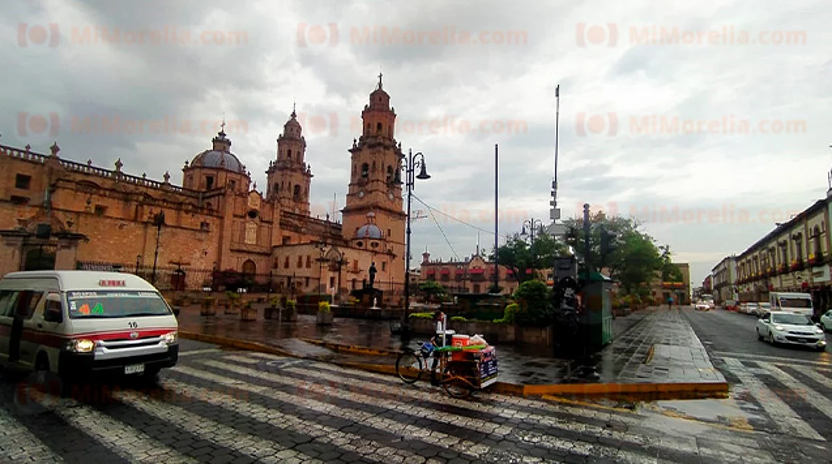 Lluvia todo este sábado, el pronóstico en Morelia
