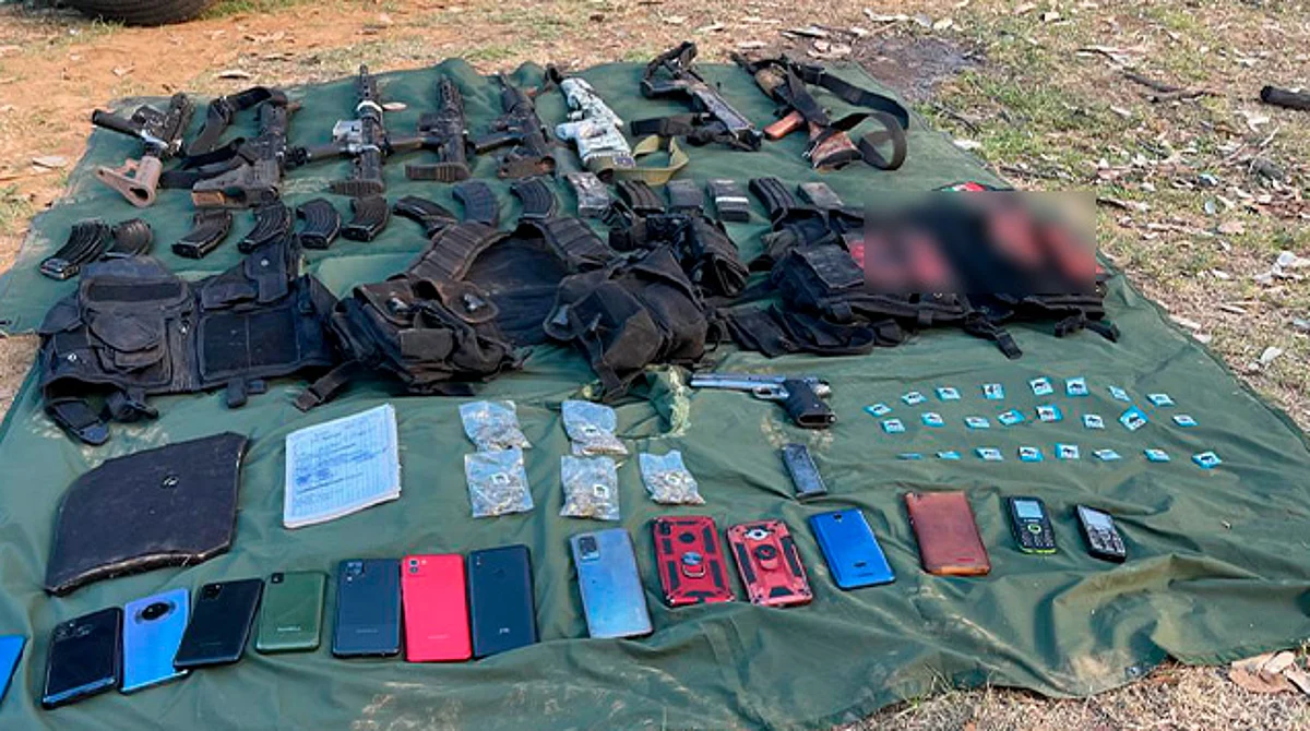 Detienen a 10 en narcocampamento en Quiroga