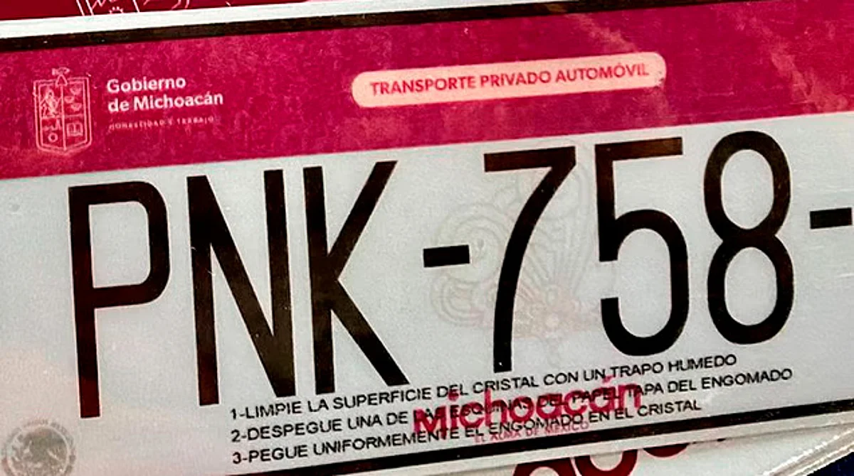 Hay más de 200 mil placas disponibles en módulos de Michoacán: SFA