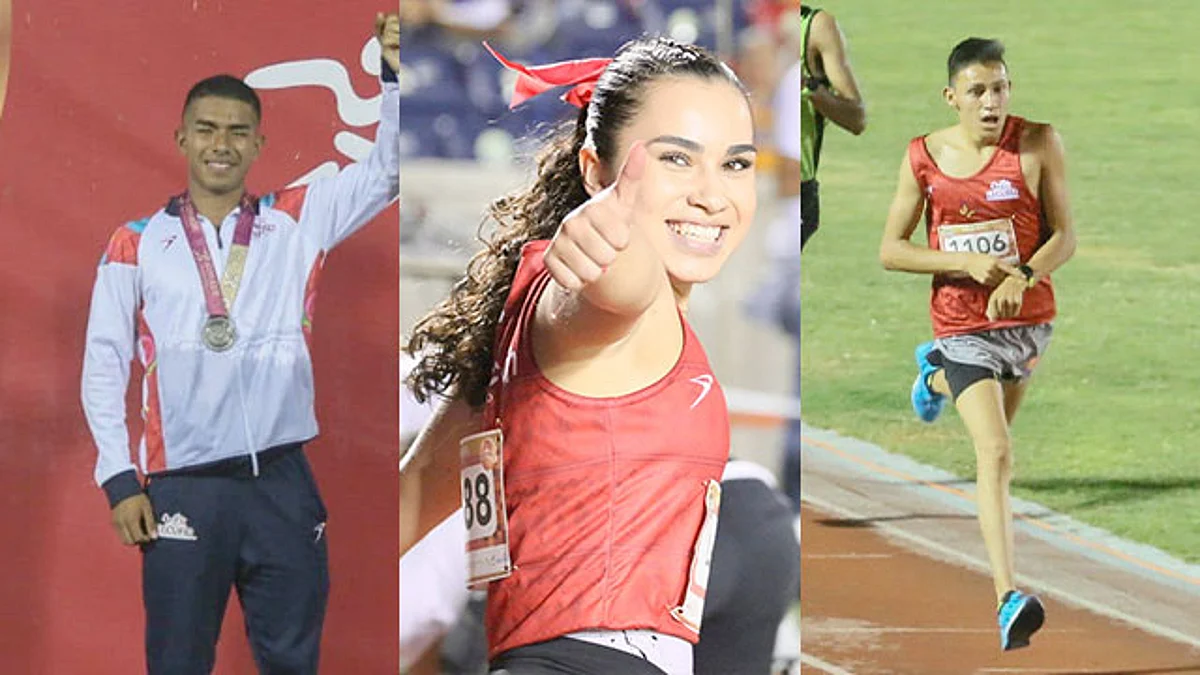 Se consiguieron las medallas en la prueba de 400 metros vallas, en la prueba de 800 metros y en la prueba de 3 mil metros