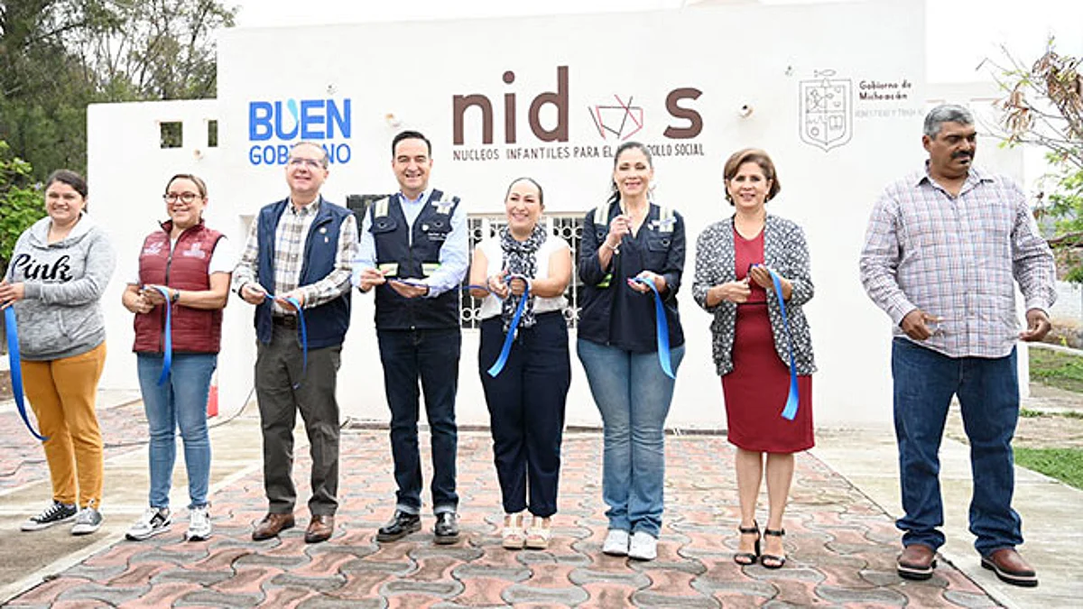 Inauguran en Zamora primer Núcleo Infantil para el Desarrollo Social en Ojo de Agua