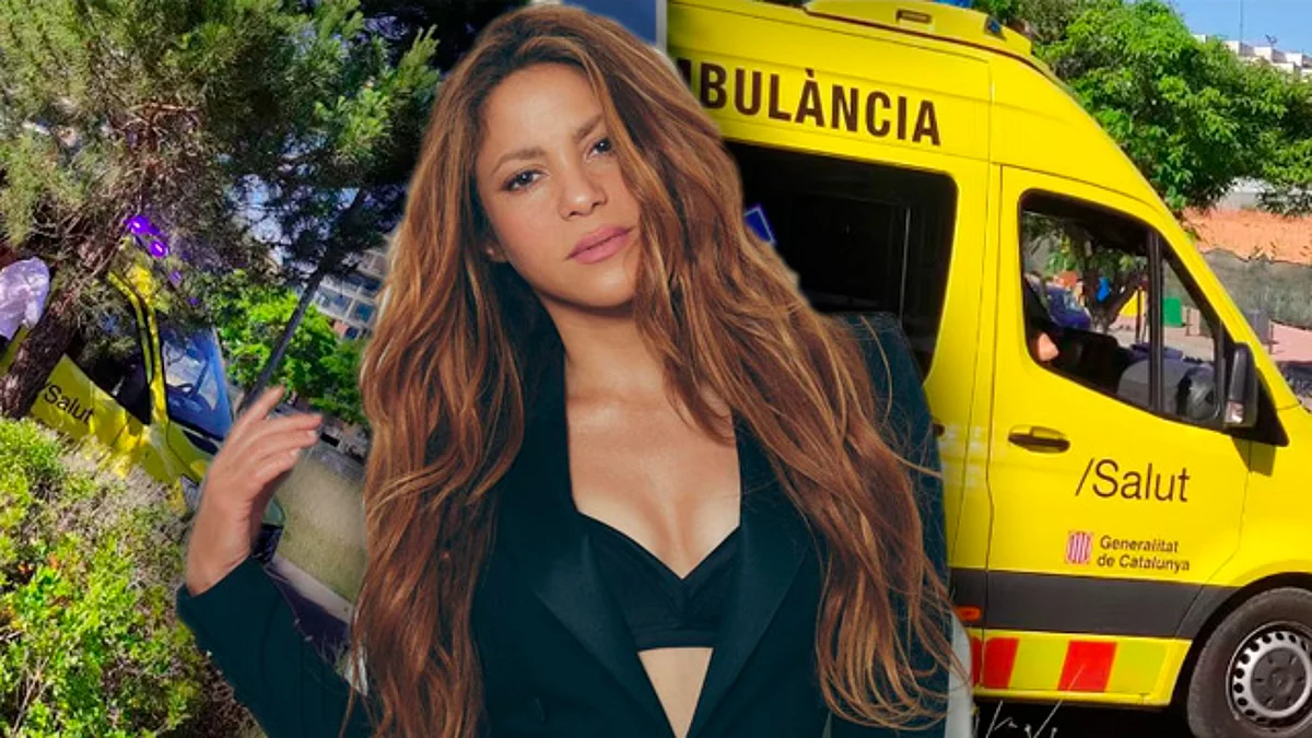 Shakira aclara que no sufrió ataque de ansiedad y explica las fotos en ambulancia