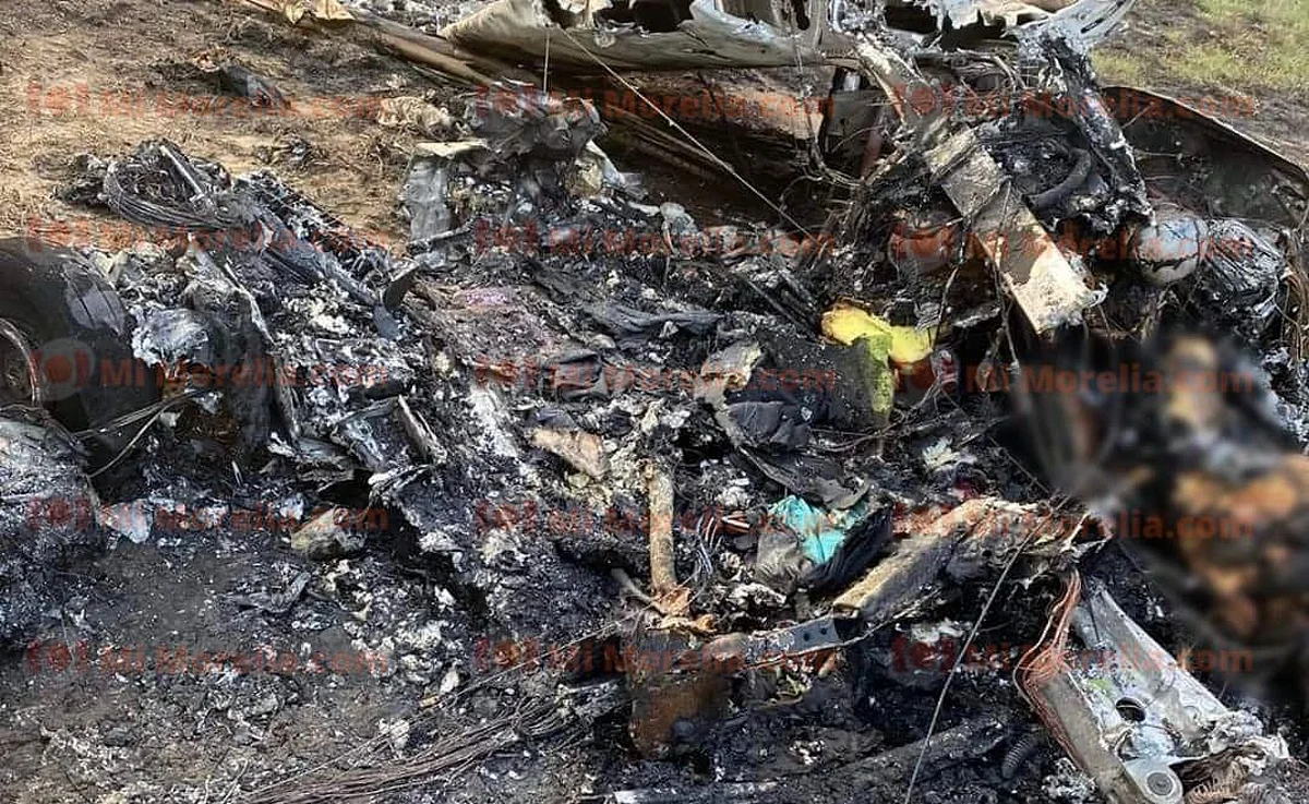 Dos personas fallecidas tras desplome de avioneta en Lázaro Cárdenas