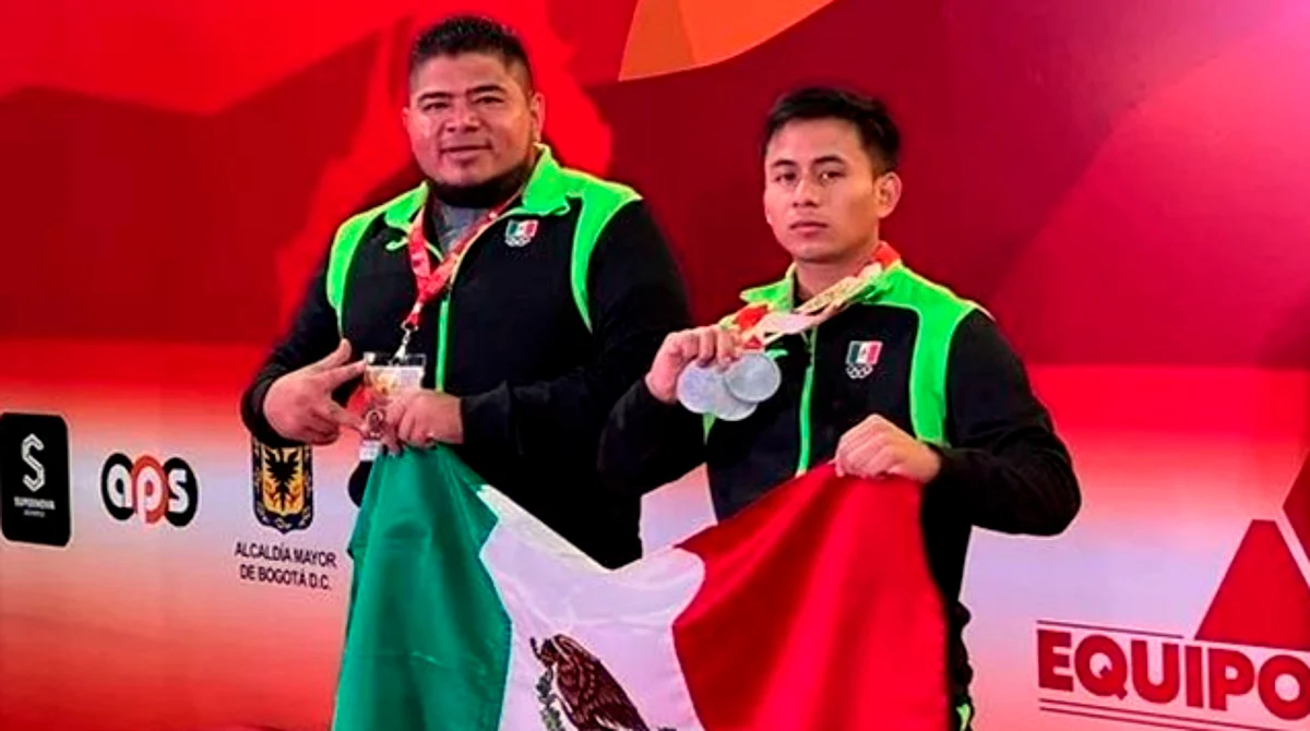 José Manuel Poox, ganó tres metales argentos en los 55 kilogramos
