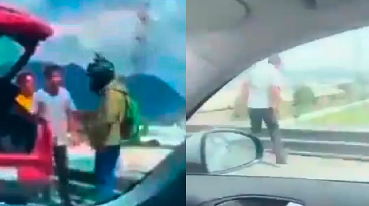 Luego del incidente fue trasladado a un hospital