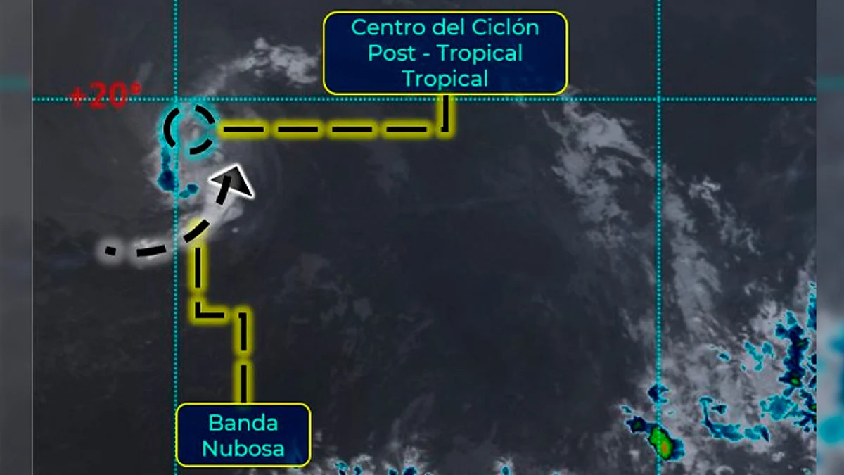 Se forma la Tormenta Tropical "Darby" en costas de Baja California Sur