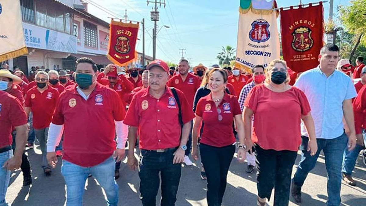 Los mineros reconocieron y aplaudieron el apoyo brindado por la alcaldesa como del síndico municipal