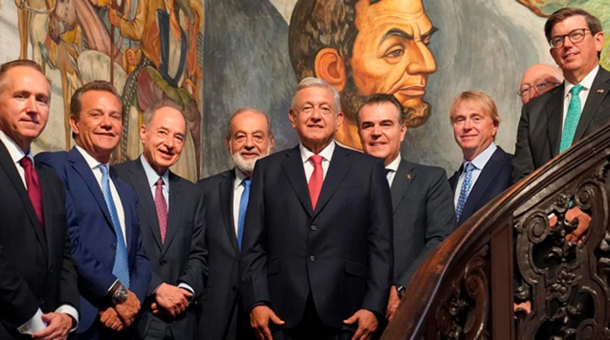 Dialoga AMLO con empresarios mexicanos y estadounidenses en Washington