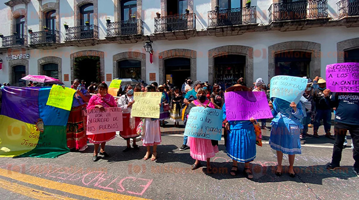 Gobierno de Michoacán, sin intervención en manifestaciones de indígenas: Urquiza