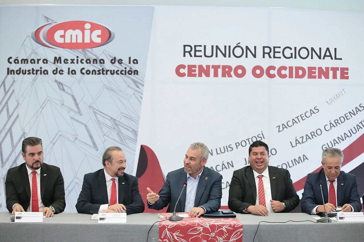 Antonio Jesús Tinoco Zamudio, presidente de CMIC, delegación Michoacán, reiteró la disposición de para colaborar en el desarrollo del estado