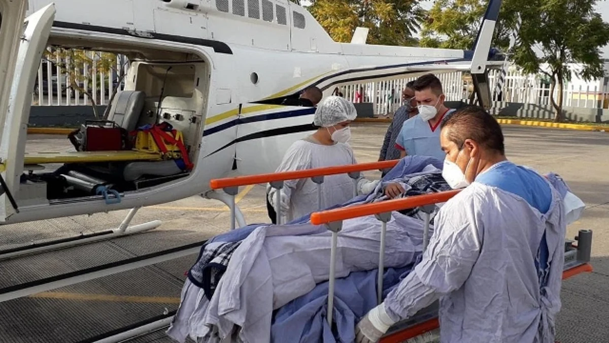 Con el equipo multidisciplinario del CRUM fueron atendidos los pacientes y llevados a hospitales Civil e Infantil