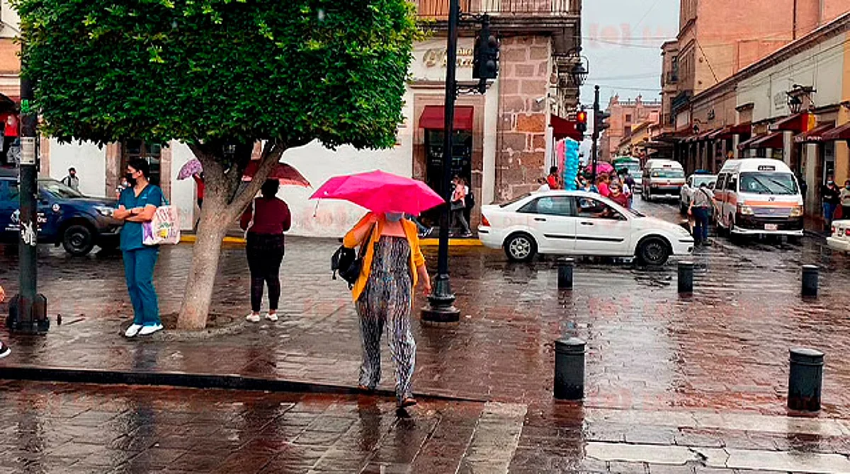 Seguirá clima lluvioso este miércoles en Morelia