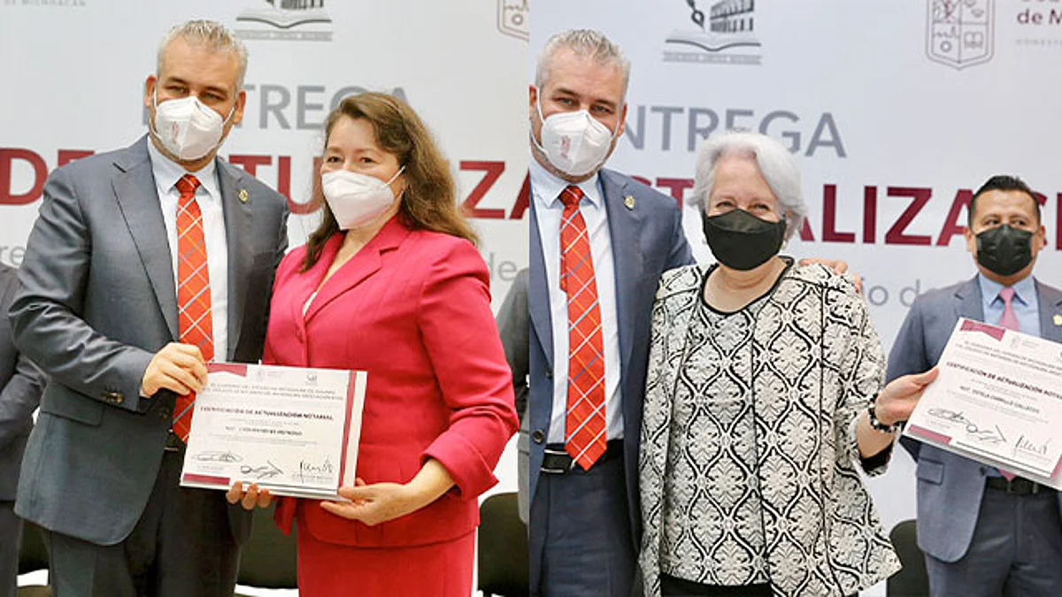 El presidente del Colegio de Notarios, Octavio Peña Miguel, destacó la trascendencia de este evento