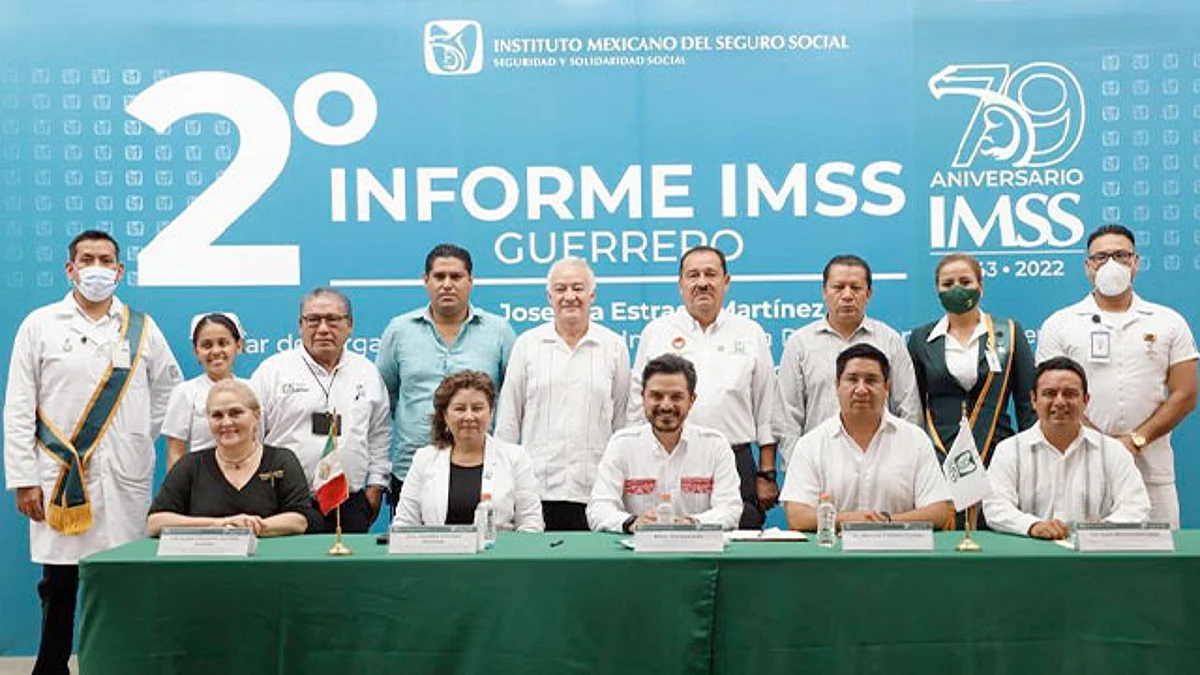 La doctora Josefina Estrada Martínez presentó su segundo informe de labores al frente del Órgano de Operación Administrativa Desconcentrada del IMSS en Guerrero