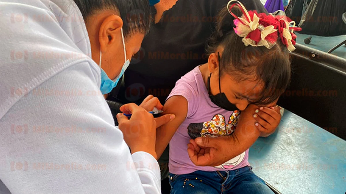 En Morelia amplían fechas de vacunación contra Covid-19 para niños de 5 a 11 años