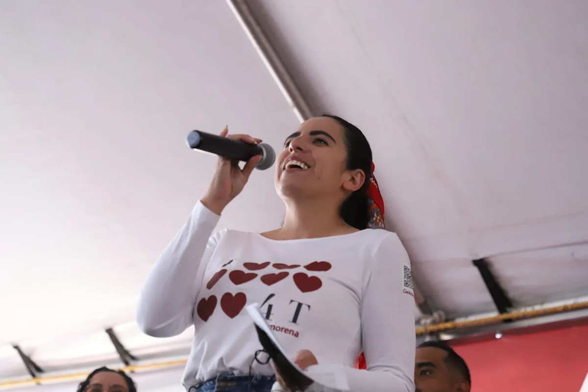 "Es momento de regresarle el poder al pueblo", dijo Giulianna Bugarini