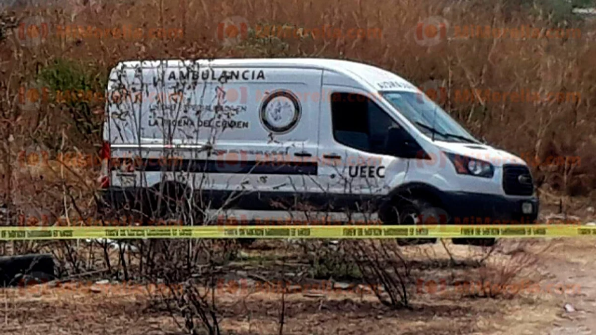 Hallan cadáver baleado y calcinado en brecha cercana a Fraccionamiento Erandeni