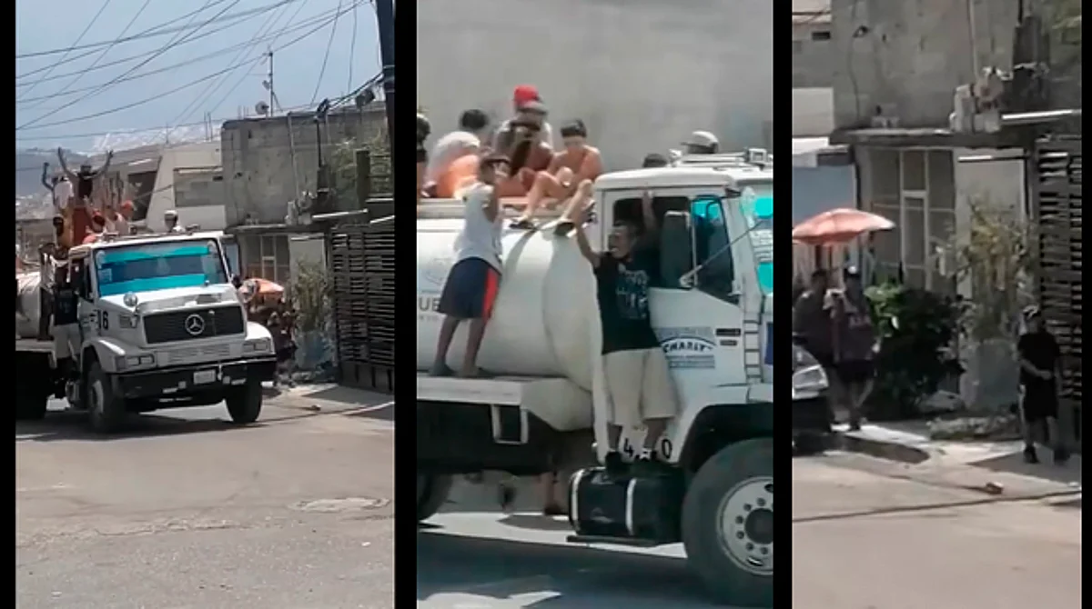 El video habría sido captado en la zona metropolitana