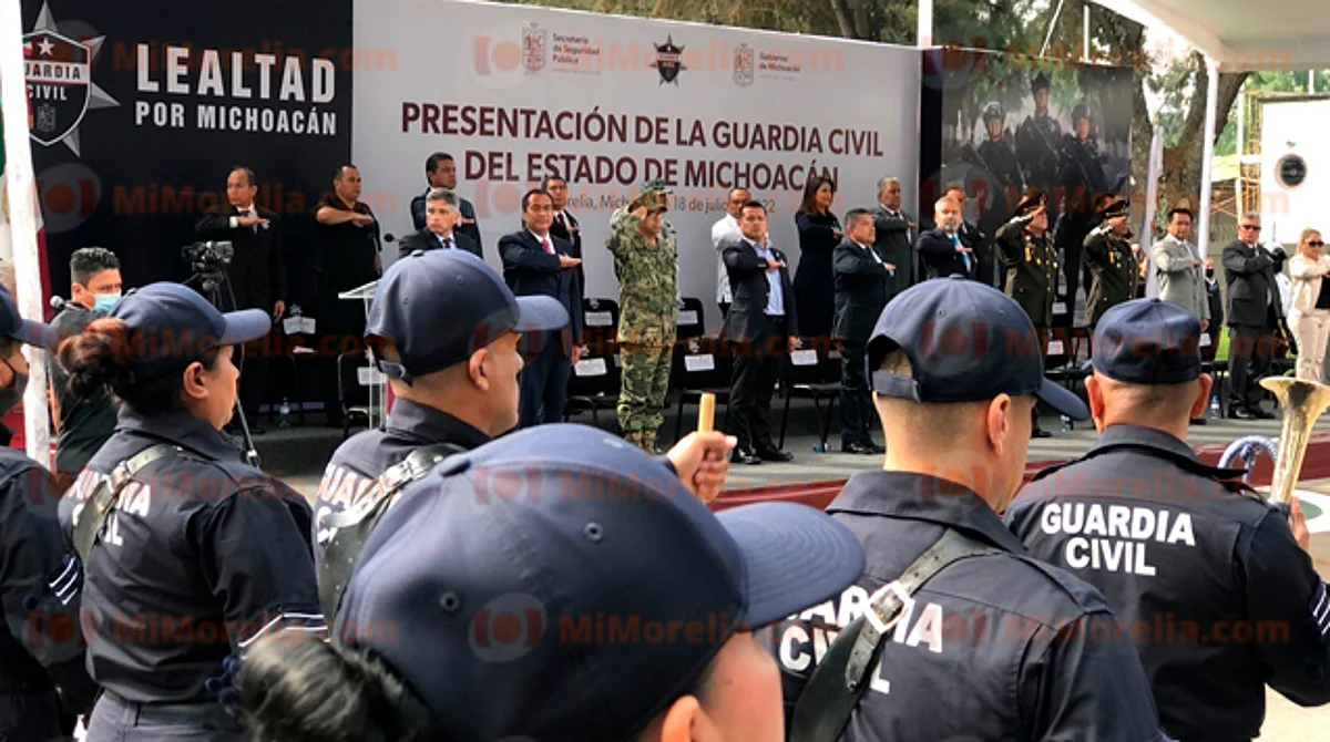 Policía Michoacán pasa a ser Guardia Civil