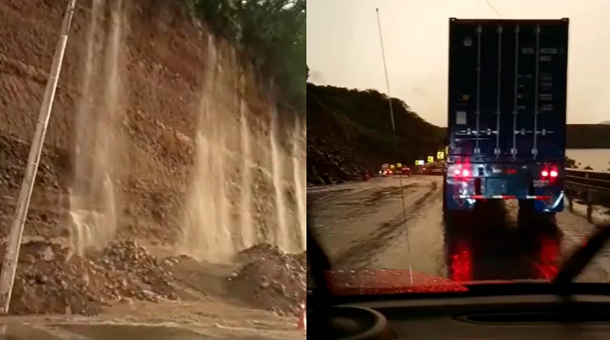 Reportan desgajamiento de tierra por lluvias en la Siglo XXI
