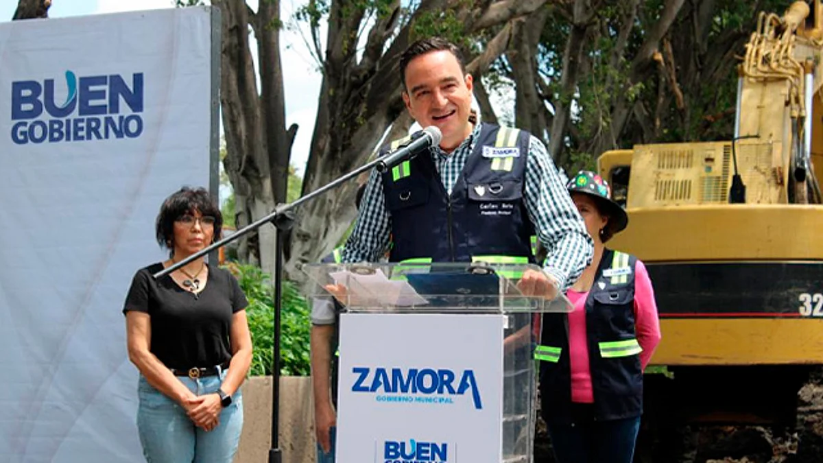 Presidente Carlos Soto, dio arranque a obra de lateral oriente en Madero Norte